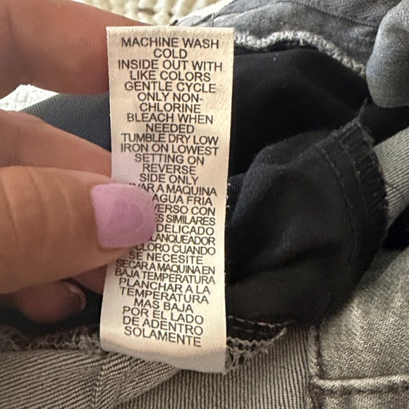 Democracy Ab Solution Grey Straight Leg Jeans - Picture 10 of 10